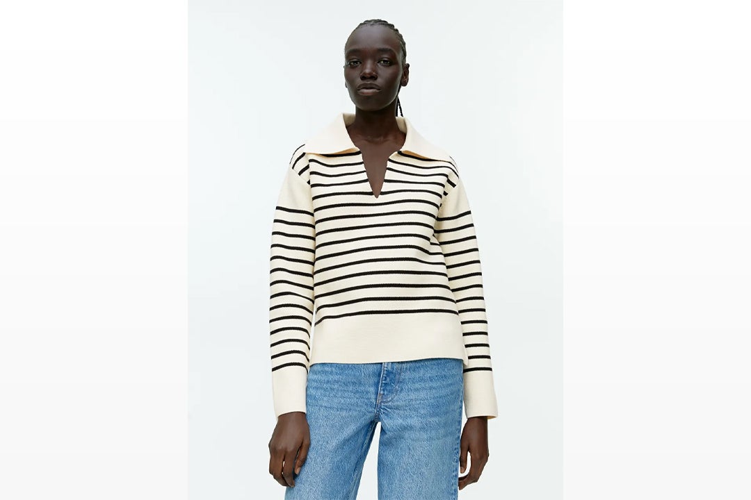 Arket s viral striped Breton jumper is back in stock for autumn